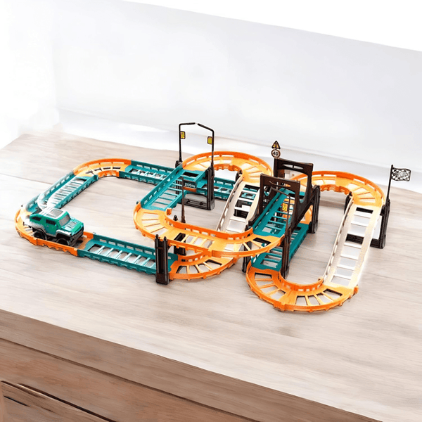 Urban Rail Transit Race Track Playset for Kids 6+ - Nesh Kids Store