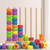 Wooden Colorful Bead Early Education Calculation Stand - Nesh Kids Store