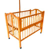 Wooden Cot 48'' x 27'' (including Premium Napper Lite Mattress, Mosquito Net) - Nesh Kids Store