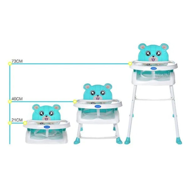 3 in 1 Adjustable Baby Feeding High Chair (BBH-218) - Nesh Kids Store