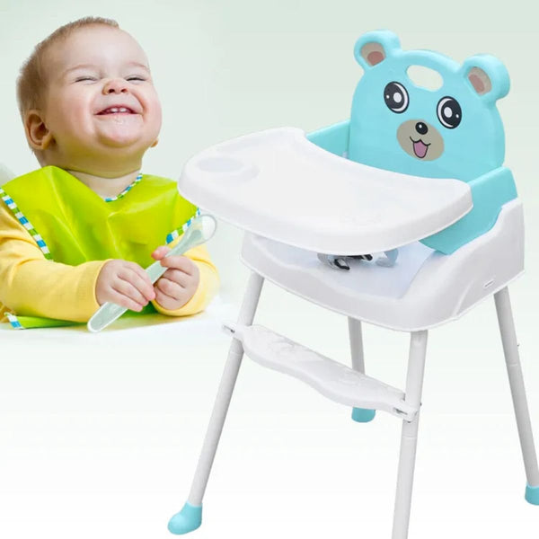 3 in 1 Adjustable Baby Feeding High Chair (BBH-218) - Nesh Kids Store