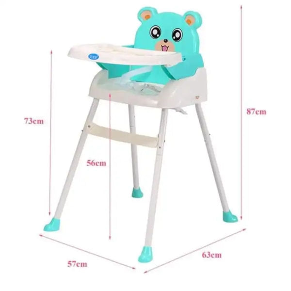 3 in 1 Adjustable Baby Feeding High Chair (BBH-218) - Nesh Kids Store