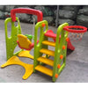 3 in 1 Children Playground with Swing Chair, Slide, Basketball Hoop - Green Panel - Nesh Kids Store