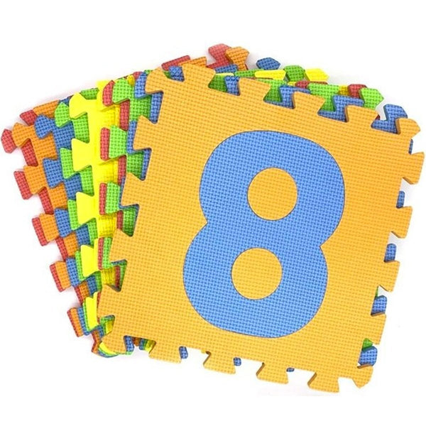 3ft x 3ft Childrens Play Mat / Eva Foam Mattress - Numbers - Nesh Kids Store
