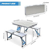 Aluminum Folding Camping Table (with 4 seats) - Nesh Kids Store