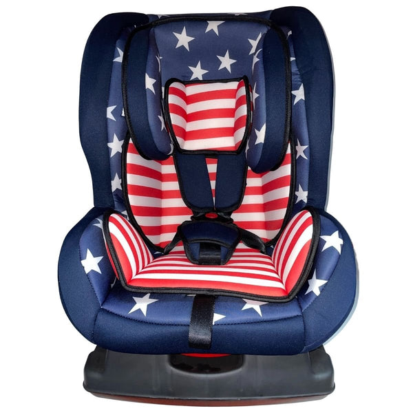Baby Car Seat - Stage 0/1/2 - Red Blue White Print - Nesh Kids Store