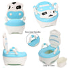 Baby Commode / Potty with Backrest (Cow Design) - Nesh Kids Store