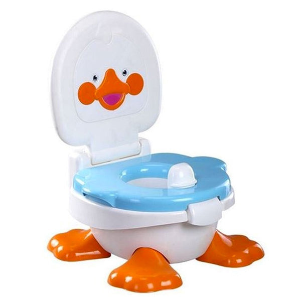 Baby Commode / Potty with Backrest (Duck Design) - Nesh Kids Store