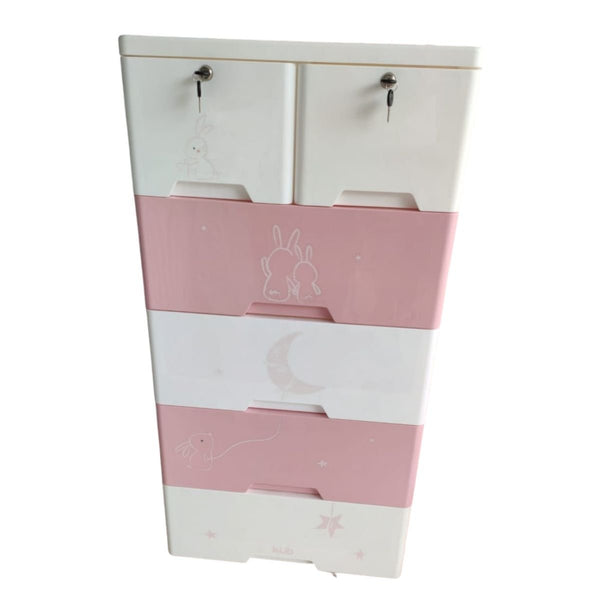 Baby Storage Cupboard (with 2 Lockable Drawers) - Nesh Kids Store