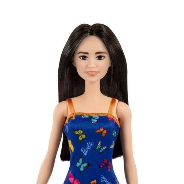 Barbie Doll with Blue Butterfly Dress (T7439-HBV06) - Nesh Kids Store