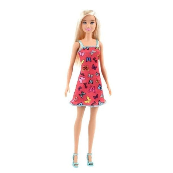 Barbie Doll with Pink Butterfly Dress (T7439-HBV05) - Nesh Kids Store