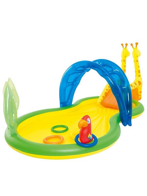 Bestway Zoo Pool Play Center (3.38m x 1.67m x 1.29m) - Nesh Kids Store