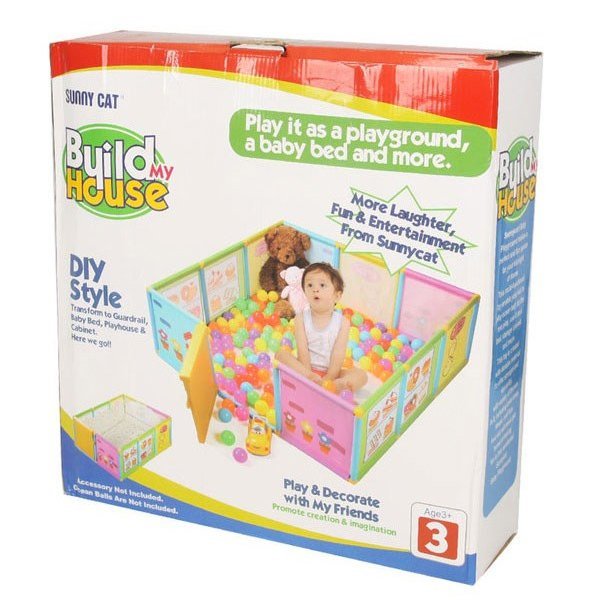 Build My House Playpen by Sunnycat - Nesh Kids Store