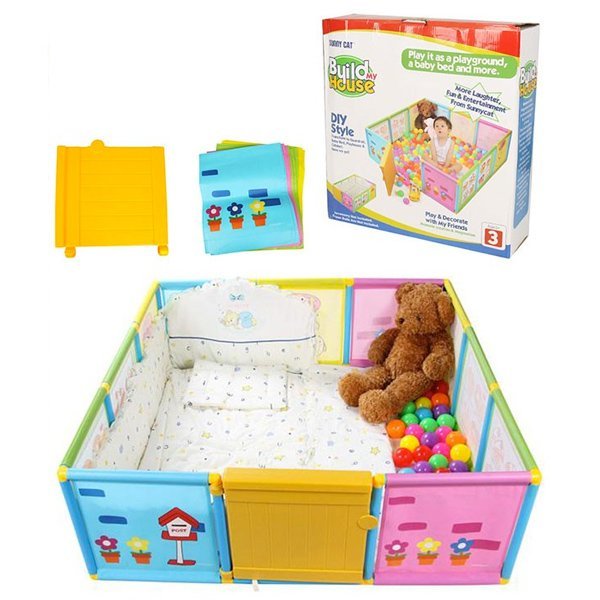 Build My House Playpen by Sunnycat - Nesh Kids Store