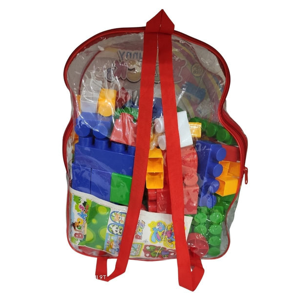 Building Blocks - 80 Pcs XL Blocks with Backpack - Nesh Kids Store