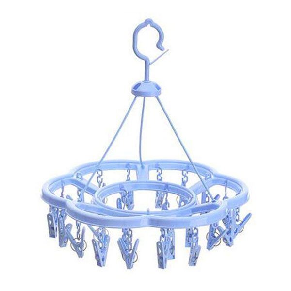 Circular (Flower Design) Laundry Drying Hanger with 24 Clips - Nesh Kids Store