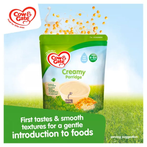 Cow & Gate Creamy Porridge Baby Cereal 4-6+ Months - Nesh Kids Store