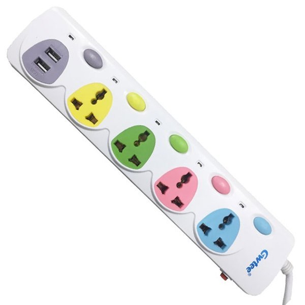 Extension Socket / Power Strip (4 Sockets / 2 USB) - Nesh Kids Store