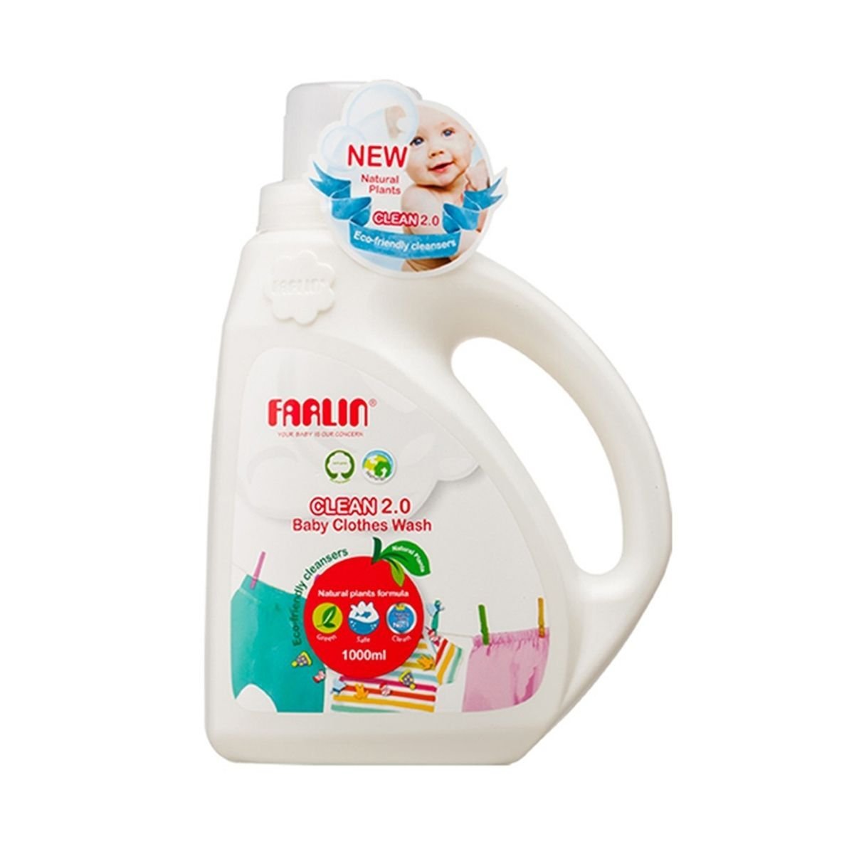 Farlin Baby Clothing Detergent 1000ml Nesh Kids Store
