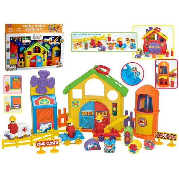 Fun Time - Police and Fire Station Play Set - Nesh Kids Store