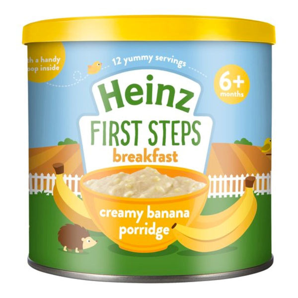 Heinz Creamy Banana Baby Porridge 6+ Months 240g - Nesh Kids Store