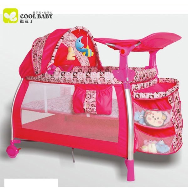 Infant Travel Cot Bed & Baby Play Pen (KDD-992GT) - Nesh Kids Store