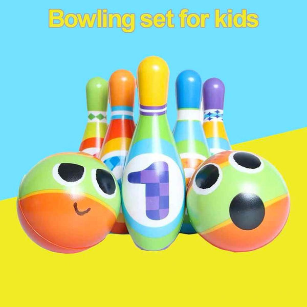 Kids Bowling Set (6 Pins And 2 Balls) - Nesh Kids Store