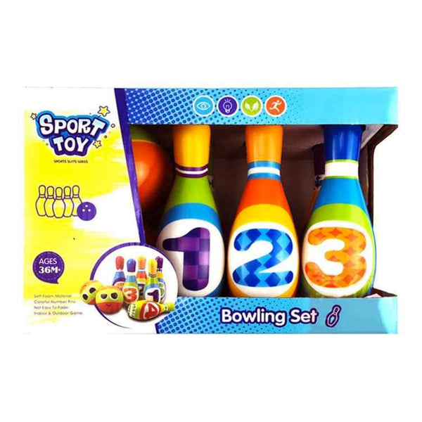 Kids Bowling Set (6 Pins And 2 Balls) - Nesh Kids Store