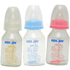 Kids Joy Glass Feeding Bottle 120ml / 4oz - Nesh Kids Store