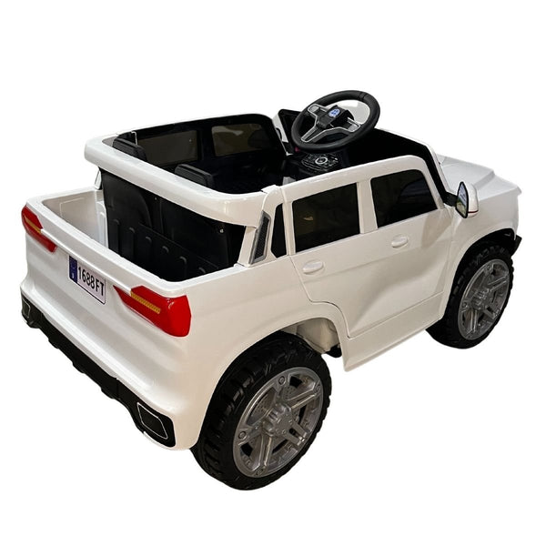 Kids Ride on Jeep with 12V Rechargeable Battery, Music, Lights and Remote Control (1688FT) - Nesh Kids Store