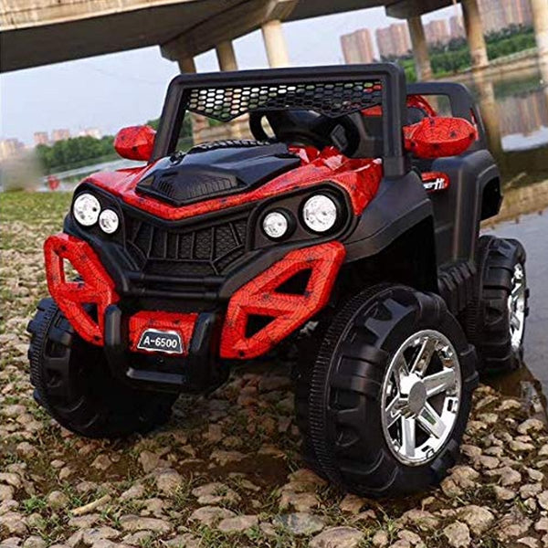 Kids Ride on Jeep with 12V Rechargeable Battery, Music, Lights and Remote Control - Nesh Kids Store
