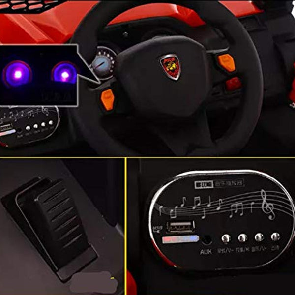 Kids Ride on Jeep with 12V Rechargeable Battery, Music, Lights and Remote Control - Nesh Kids Store