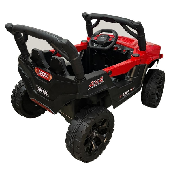 Kids Ride on Jeep with 12V Rechargeable Battery, Music, Lights and Remote Control (6688) - Nesh Kids Store