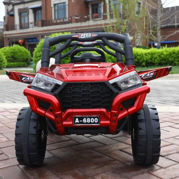 Kids Ride on Jeep with 12V Rechargeable Battery, Music, Lights and Remote Control (6800) - Nesh Kids Store