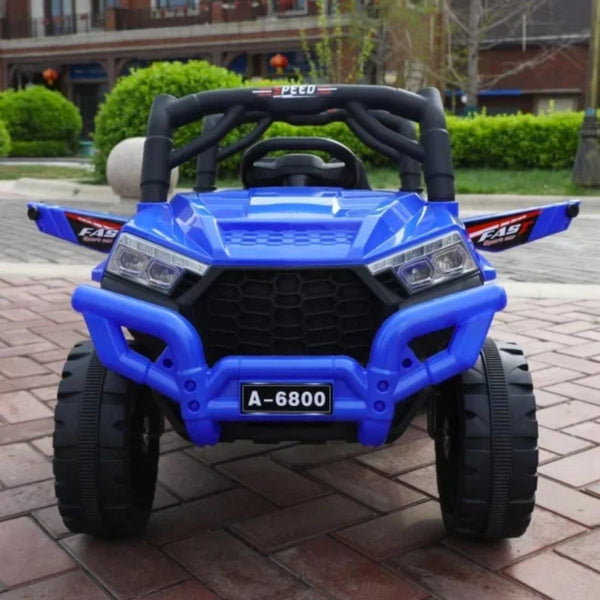 Kids Ride on Jeep with 12V Rechargeable Battery, Music, Lights and Remote Control (6800) - Nesh Kids Store