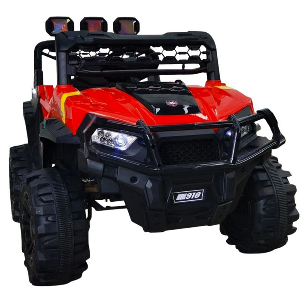 Kids Ride on Jeep with 12V Rechargeable Battery, Music, Lights and Remote Control (918) - Nesh Kids Store