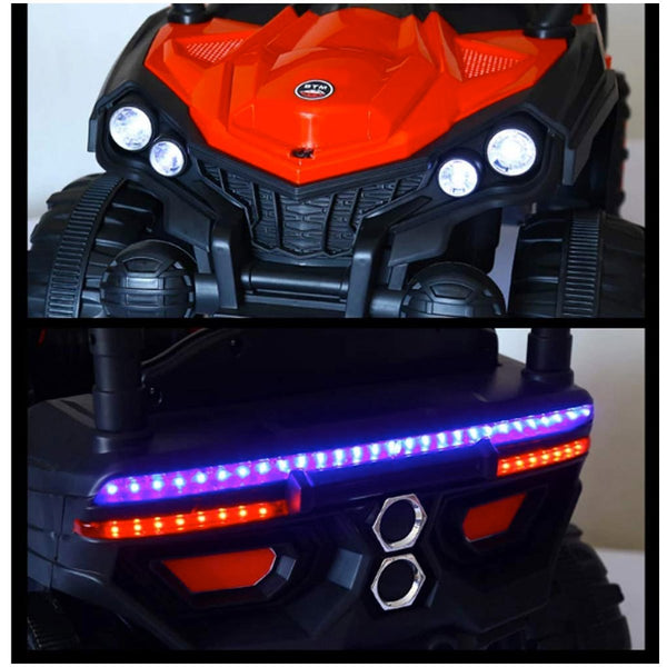 Kids Ride on Jeep with 12V Rechargeable Battery, Music, Lights and Remote Control - A808 - Nesh Kids Store