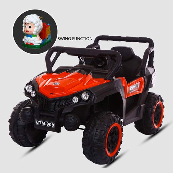 Kids Ride on Jeep with 12V Rechargeable Battery, Music, Lights and Remote Control - A808 - Nesh Kids Store