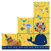 Kids' Storage Organizer - 6 Storage Cube - Yellow Steps Design - Nesh Kids Store