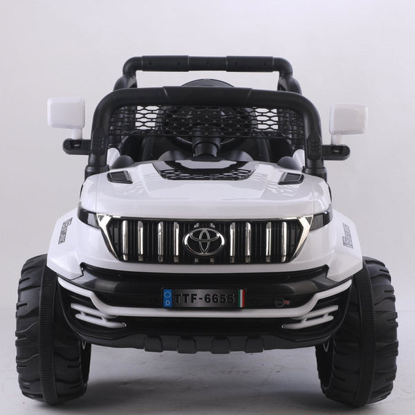 Kids Toyota Ride on Jeep with 12V Rechargeable Battery, Music, Lights and Remote Control (6655) - Nesh Kids Store