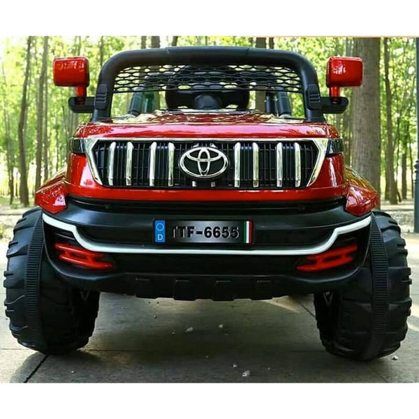 Kids Toyota Ride on Jeep with 12V Rechargeable Battery, Music, Lights and Remote Control (6655) - Nesh Kids Store