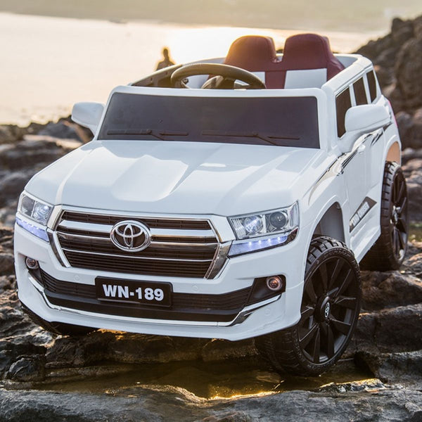 Kids Toyota Ride on Jeep with 12V Rechargeable Battery, Music, Lights and Remote Control (WN-189) - Nesh Kids Store