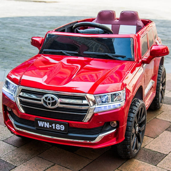 Kids Toyota Ride on Jeep with 12V Rechargeable Battery, Music, Lights and Remote Control (WN-189) - Nesh Kids Store