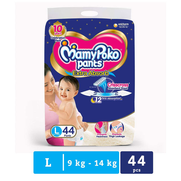 Mamy Poko Diaper Pant - Large - 44 Pack - Nesh Kids Store