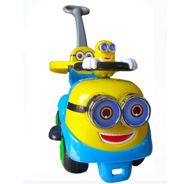 Minion Ride on Car with Handle & Safety Bars - Nesh Kids Store