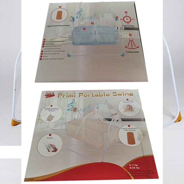 Multifunctional Portable Baby Swing Bed & Cradle - Nesh Kids Store