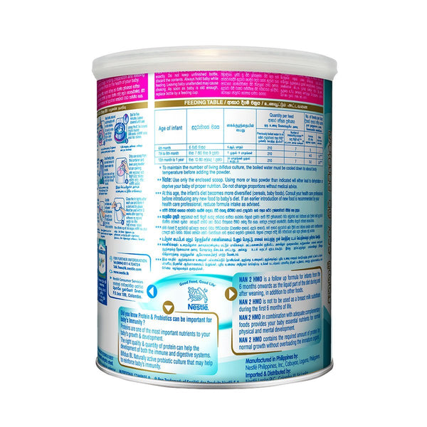 Nestle NAN 2 HMO Follow Up Formula with Iron -6-12 Months, 400g Tin - Nesh Kids Store