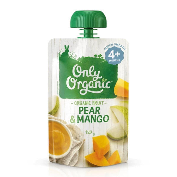 Only Organic Pear & Mango - 4 Months + - Nesh Kids Store
