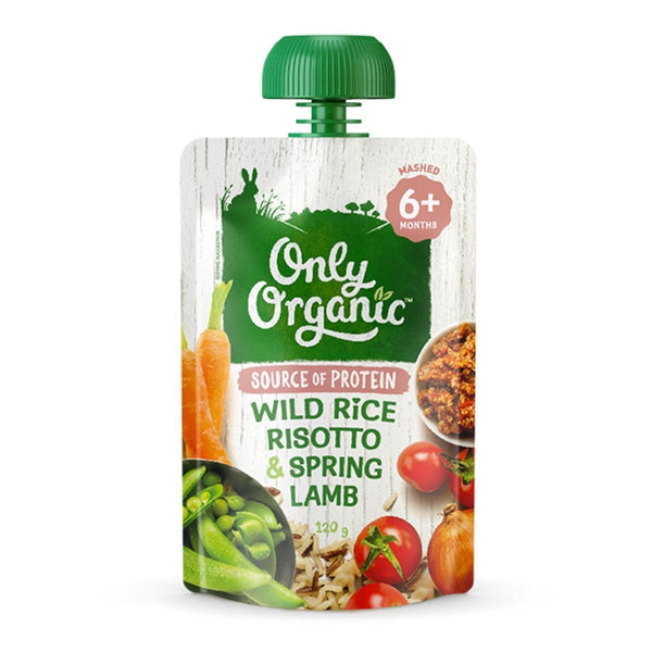 Only Organic Wild Rice Risotto & Spring Lamb - 6 Months + - Nesh Kids Store