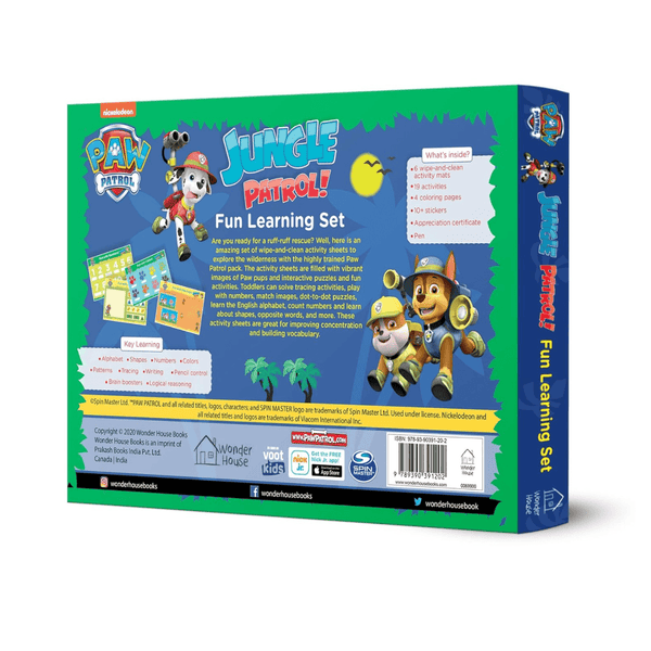 Paw Patrol - Jungle Patrol! : Fun Learning Set - Nesh Kids Store